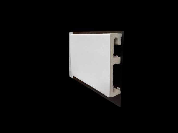 Plinta alba Polimer, Alpha 80x16x2200 mm [1]