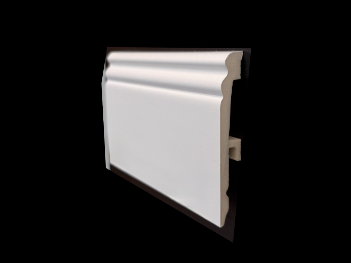 Plinta alba Polimer, Bravo 95x16x2200 mm [1]