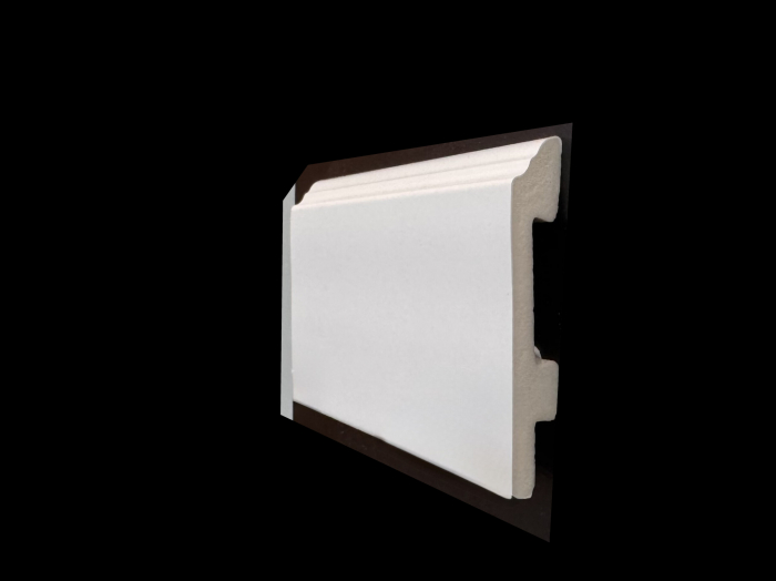 Plinta alba Polimer, Sierra 100x14x2200 mm [1]