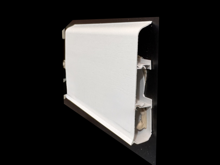 Plinta alba PVC, Deconik 85x25x2200 mm [1]
