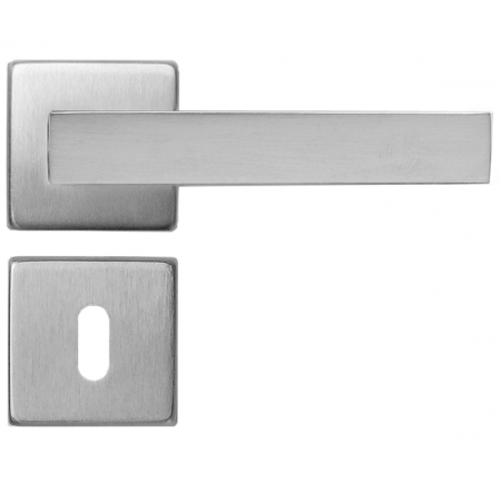 Maner usa de interior, Clio, zinc cromat mat, cu rozeta cheie