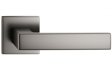 Maner usa de interior, CUBE SLIM, titan, cu rozeta cheie [2]