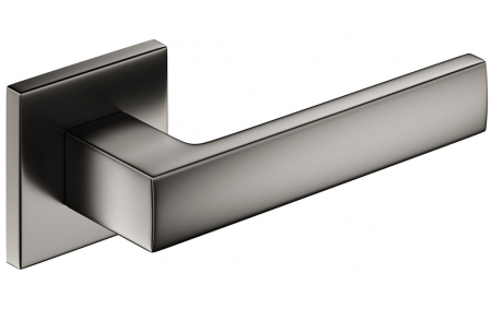Maner usa de interior, CUBE SLIM, titan, cu rozeta cheie [1]