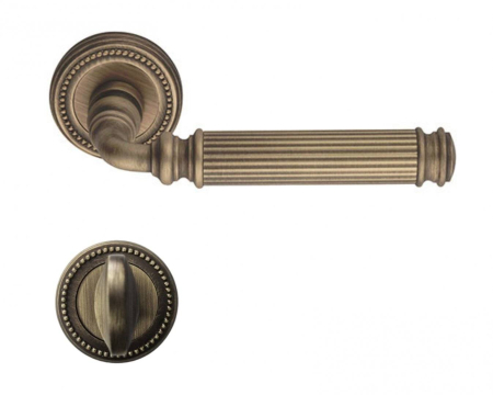 Manere - Maner usa de interior, RANIA, bronz mat, cu rozeta buton