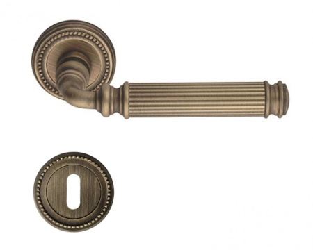 Manere - Maner usa de interior, RANIA, bronz mat, cu rozeta cheie