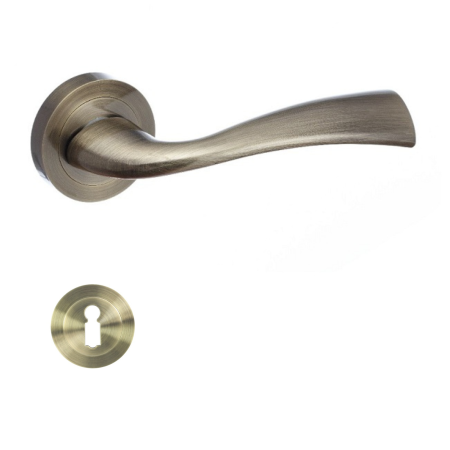 Maner usa de interior, Fly, bronz lacuit, cu rozeta cheie