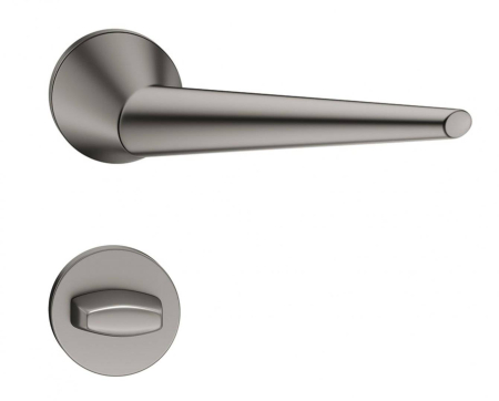 Manere - Maner usa de interior, UNICA, titan, cu rozeta buton
