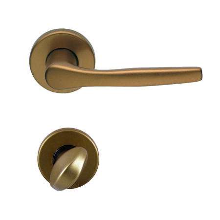 Manere - Maner usa de interior, Venera, bronz, cu rozeta buton