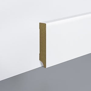 Plinta alba MDF, 100x16x2430 mm