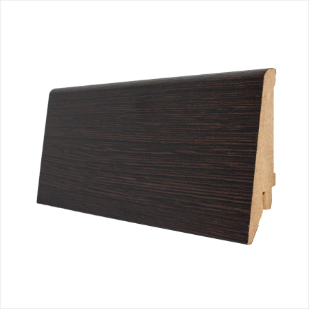 Exquisit 8 mm - Plinta wenge MDF, finisaj PVC, 80x21x2800 mm