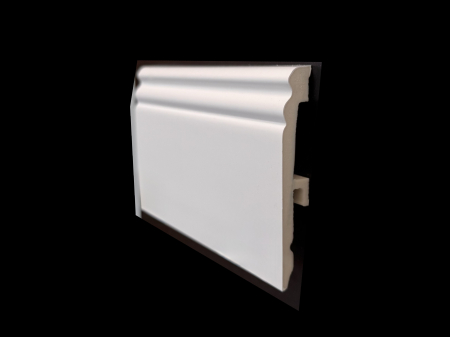 Noutati - Plinta alba Polimer, Bravo 95x16x2200 mm