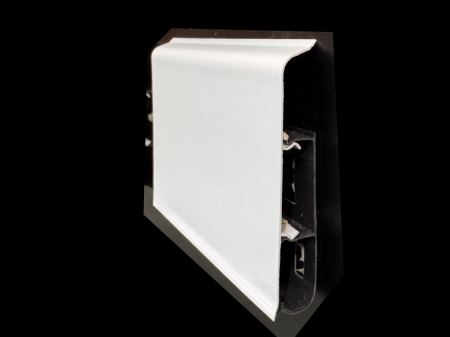 Plinte - Plinta alba PVC, Elegant, 100x19x2200 mm