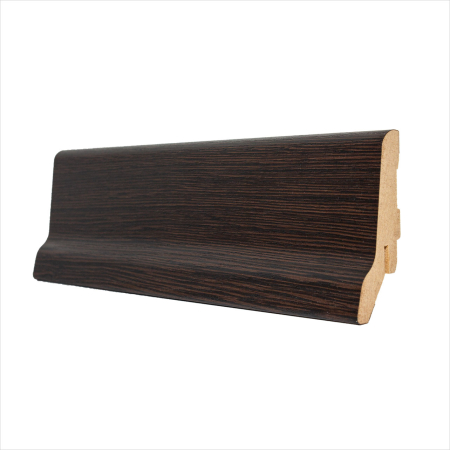 Exquisit 8 mm - Plinta wenge MDF, finisaj PVC, 60x23x2800 mm