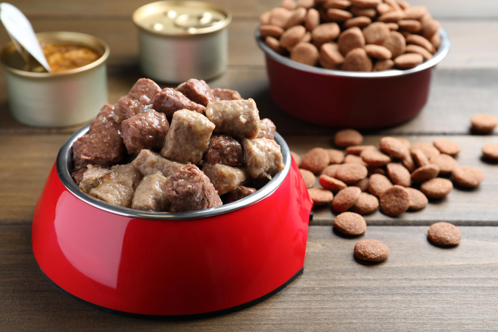 Indicele caloric mancare uscata vs. mancare umeda pentru catei