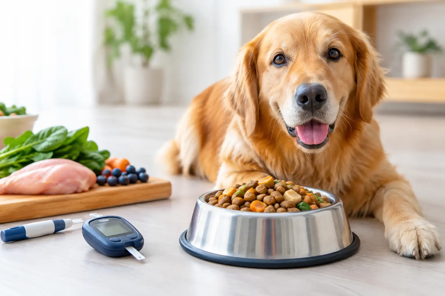 Caz: dietă pentru câine diabetic, explicată corect