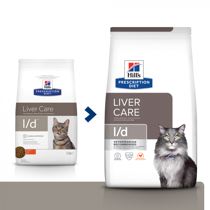 1.5kg Hill's PD Feline L/D, hrana uscata dieta veterinara pentru pisici [4]