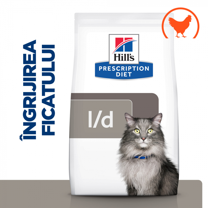 1.5kg Hill's PD Feline L/D, hrana uscata dieta veterinara pentru pisici [3]