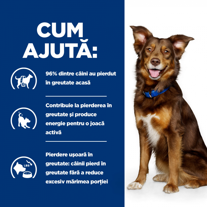 1.5kg Hill's PD Canine Metabolic, hrană uscată dietă veterinară pentru câini cu probleme de greutate [8]