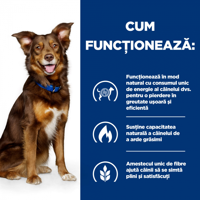 1.5kg Hill's PD Canine Metabolic, hrană uscată dietă veterinară pentru câini cu probleme de greutate [9]