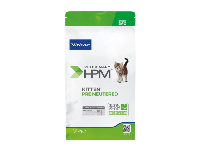 1.5kg Virbac HPM Baby Pre Neutered Cat, hrana uscata pentru pisici [3]