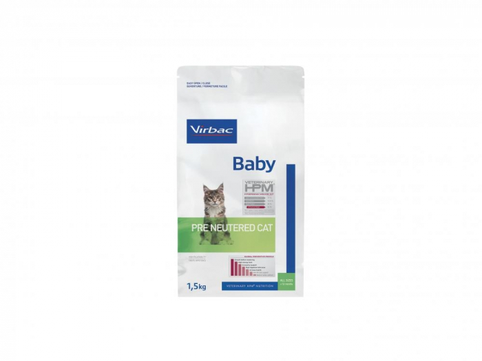 1.5kg Virbac HPM Baby Pre Neutered Cat, hrana uscata pentru pisici [2]