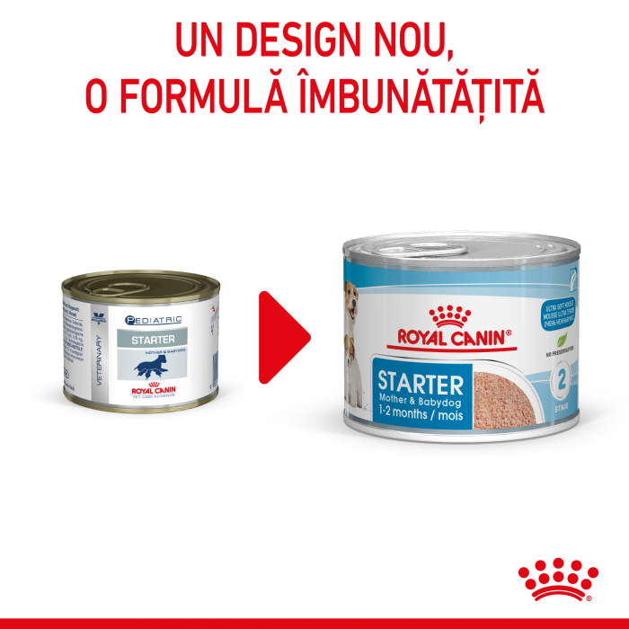 12 x 195g Royal Canin Starter Mousse gestatie/ lactatie pui hrana umeda caine [3]