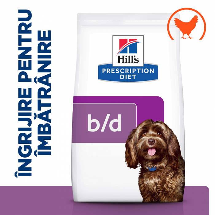 12kg Hill`s PD CANINE B/D, hrana uscata dieta veterinara pentru caini [3]