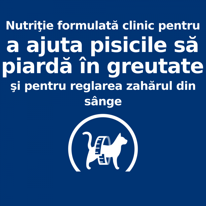 156g Hills PD Feline M/D, Hrana dieta pentru pisici cu diabet sau obezitate [8]