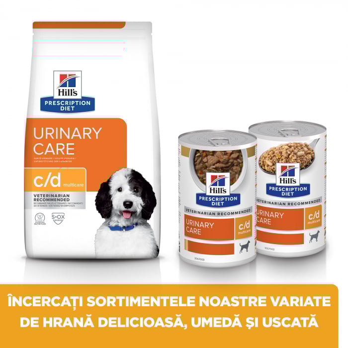 354 g Hill's PD Canine C/D Chicken & Vegetables Stew, hrană umedă dietă veterinară pentru câini [9]