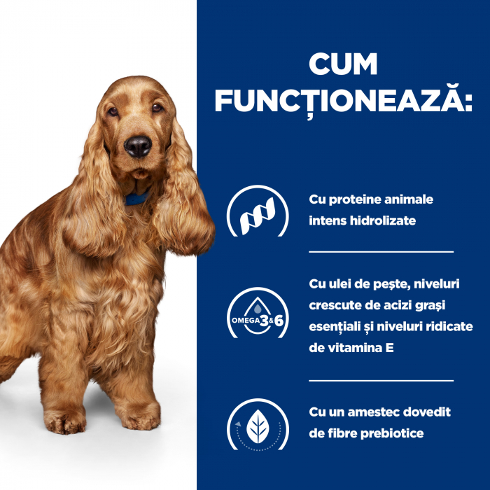 370g Hill's PD Canine Z/D Ultra, hrană umedă dietă veterinară pentru câini cu probleme dermatologice [9]