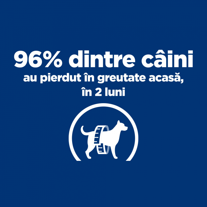 370g Hill’s PD Metabolic Weight Management, hrană umedă dietă veterinară pentru caini cu probleme de greutate [9]