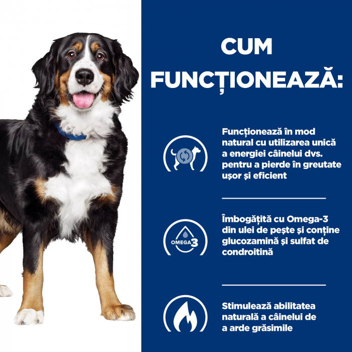 4kg Hill's PD Canine Metabolic Plus Mobility, hrană uscată dietă veterinară pentru câini cu probleme articulare [9]