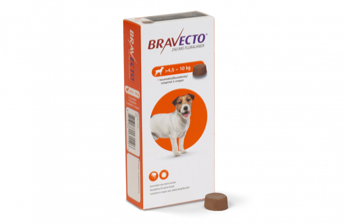 Bravecto - Comprimat pentru deparazitare externă câini - 4,5-10 kg [1]