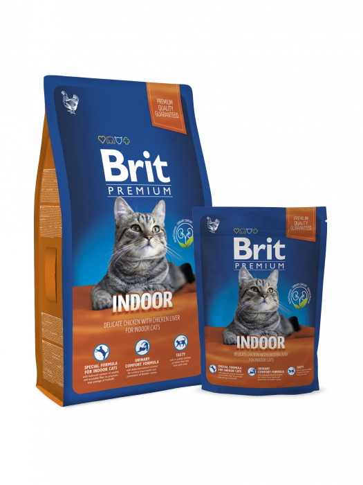 Brit Premium Cat Adult Indoor 1.5 kg [1]