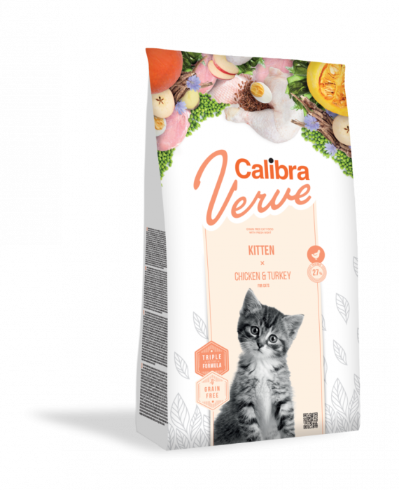 Calibra Cat Verve GF Kitten Chicken & Turkey, 3.5 kg [1]
