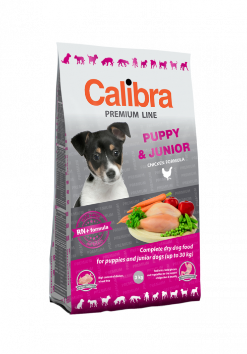 Hrana uscata caini Calibra Dog Premium Line Puppy & Junior 3 kg [1]
