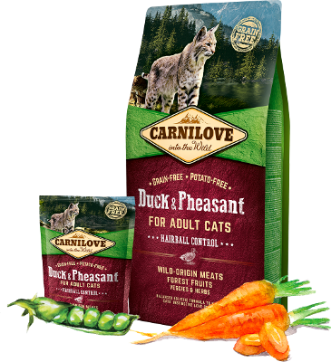 Carnilove Duck and Pheasant Cats Hairball Control 6 kg [2]