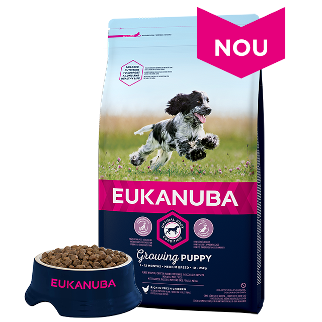 Eukanuba PUPPY MEDIU cu PUI 10-25kg: 1-12 luni 12 kg [1]