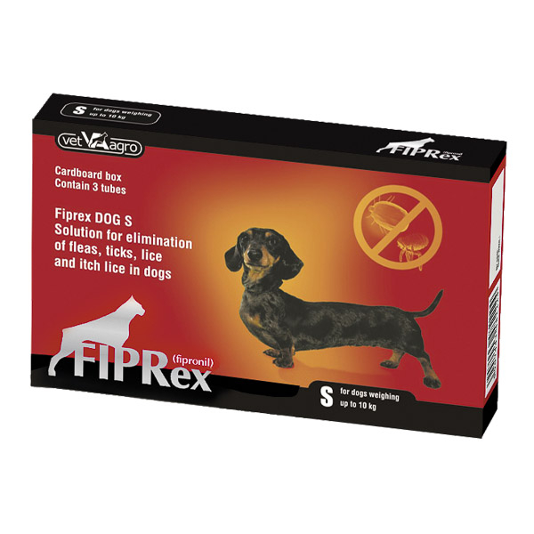 Deparazitare externă pentru câini Fiprex S  2-10 kg 1 pipetă [1]
