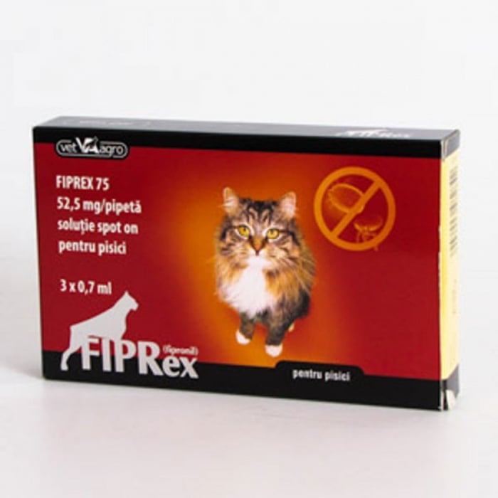 Deparazitare externă pentru pisici Fiprex Cat Fipronil [1]