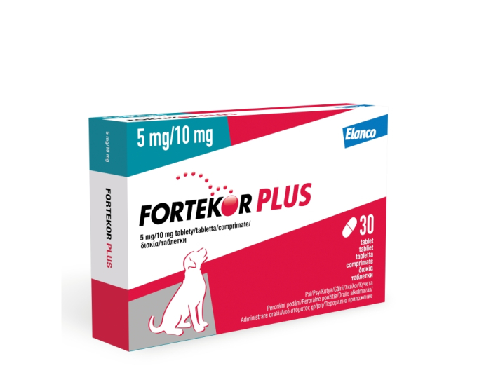 Fortekor Plus 5/10 mg, 30 tablete – Pimobendan + Benazepril pentru câini [2]
