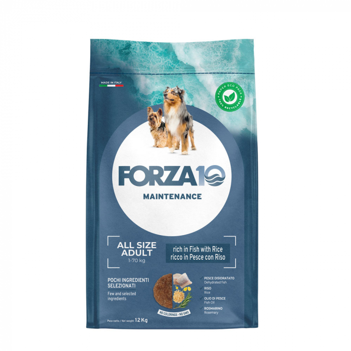FORZA 10 ALL DAY ALL BREED DOG FISH AND RICE 12 KG [1]