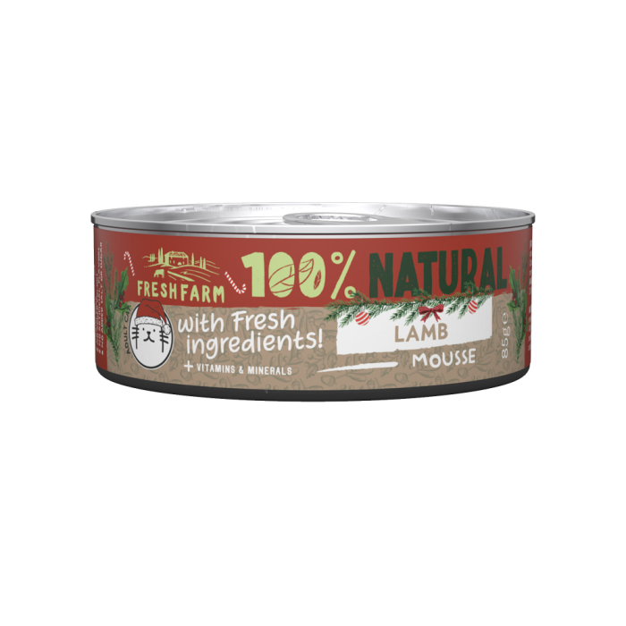 Fresh Farm Cat Smooth Pate Lamb 85gr Christmas Edition [1]