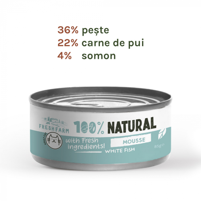 Fresh Farm Mousse pate with white fish 85 gr [1]