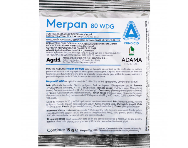 Fungicid Merpan 80 WDG, 15 g [1]