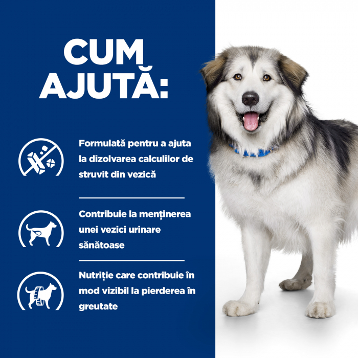 1.5kg Hill's PD Canine c/d + Metabolic, hrana uscata dieta veterinara pentru caini [9]