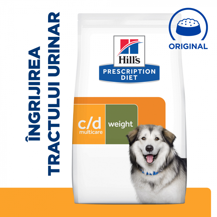 12kg Hill's PD Canine c/d + Metabolic, hrana uscata dieta veterinara pentru caini [4]