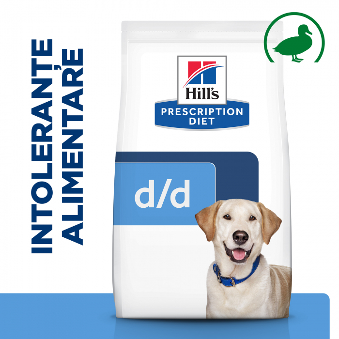 4kg Hill's PD Canine D/D Duck & Rice, hrana uscata dieta veterinara pentru caini [2]