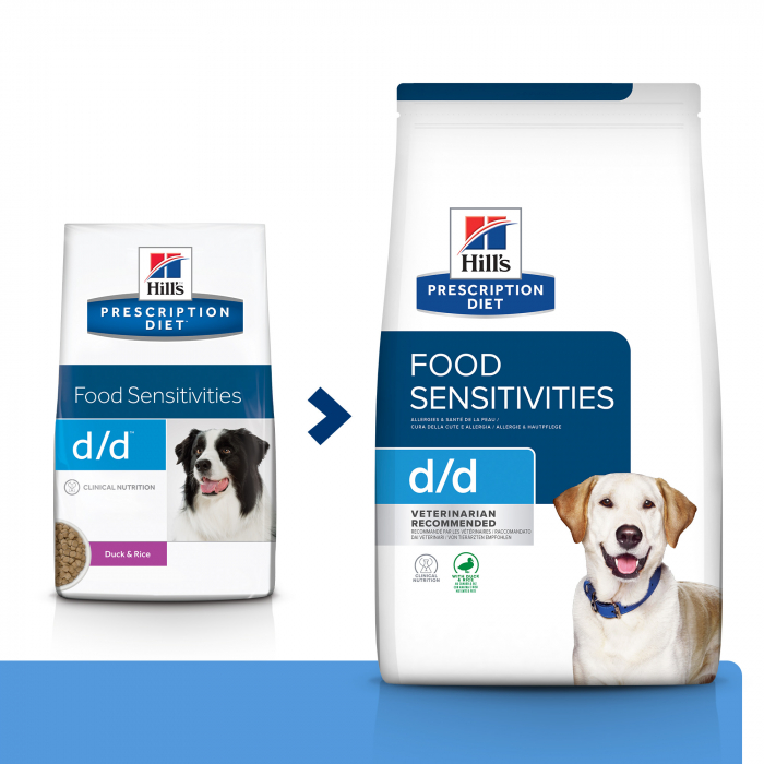 12kg Hill's PD Canine D/D Duck & Rice, hrana uscata dieta veterinara pentru caini [3]