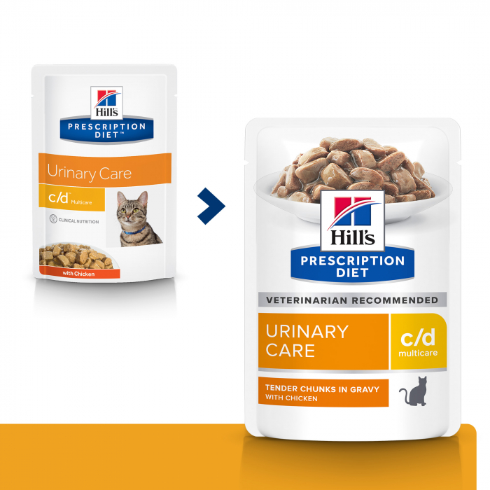 Hill's PD Feline C/D Chicken 85 g (plic) [3]